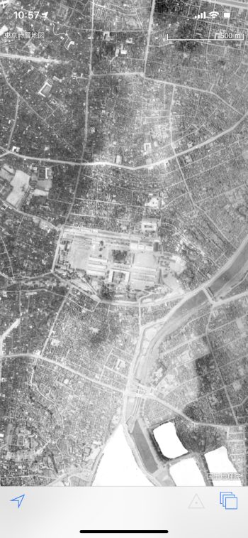昭和11年頃の空中写真